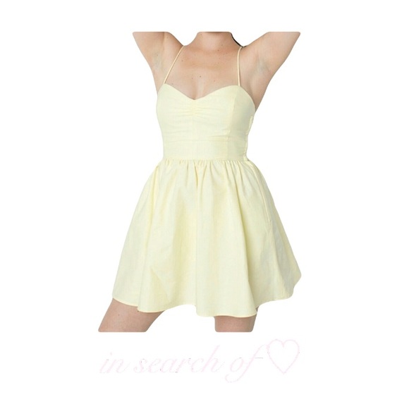 American Apparel yellow dress iso ♡ - Picture 1 of 1